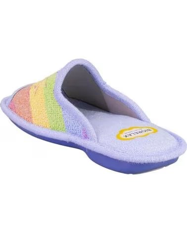 COSDAM ZAPATILLAS DE CASA ABIERTAS CON DISEÑO DE SOL BORDADO AZUL CELESTE