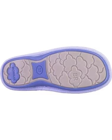 COSDAM ZAPATILLAS DE CASA ABIERTAS CON DISEÑO DE SOL BORDADO AZUL CELESTE