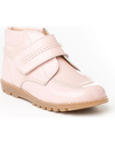 girl and boy Mid boots ANGELITOS BOTIN PIEL 306 ROSA