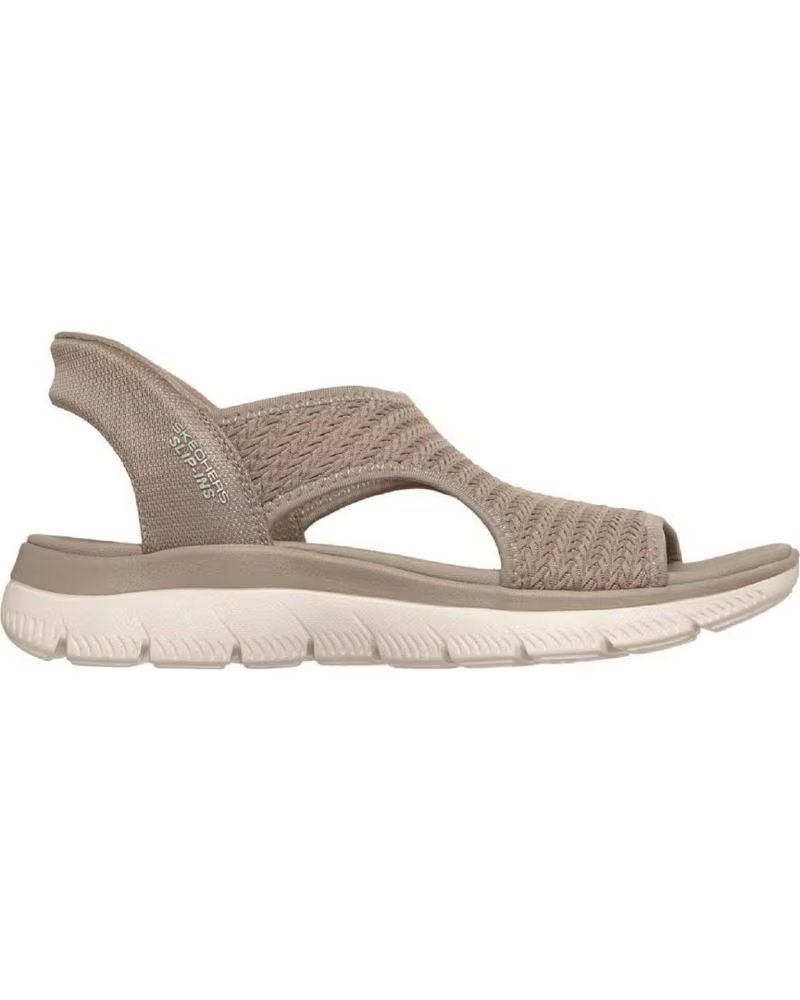 SKECHERS SKECHERS 119519 SLIP-INS SANDALS TAUPE TAUPE