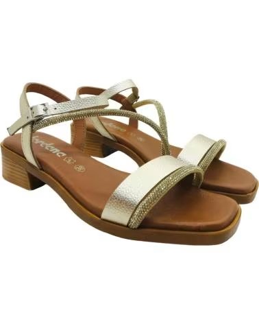 JORDANA SANDALO CON TACCO BASSO JORDANA 4180 ORO ORO