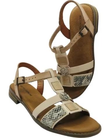 D`CUTILLAS FLACHE SANDALE 37056 D´CUTILLAS BEIGE