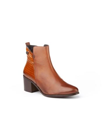 Botines de Mujer EVA MAÑAS BOTIN PIEL 3148 CUERO