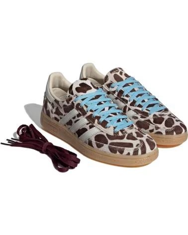ADIDAS HANDBALL SPEZIAL ANIMAL PRINT WOMAN KI6677 CRYSTAL LINEN - I BEIGE BROWN