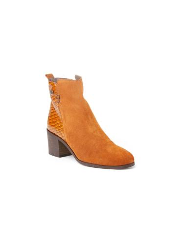 Botines de Mujer EVA MAÑAS BOTIN PIEL 3149 CUERO