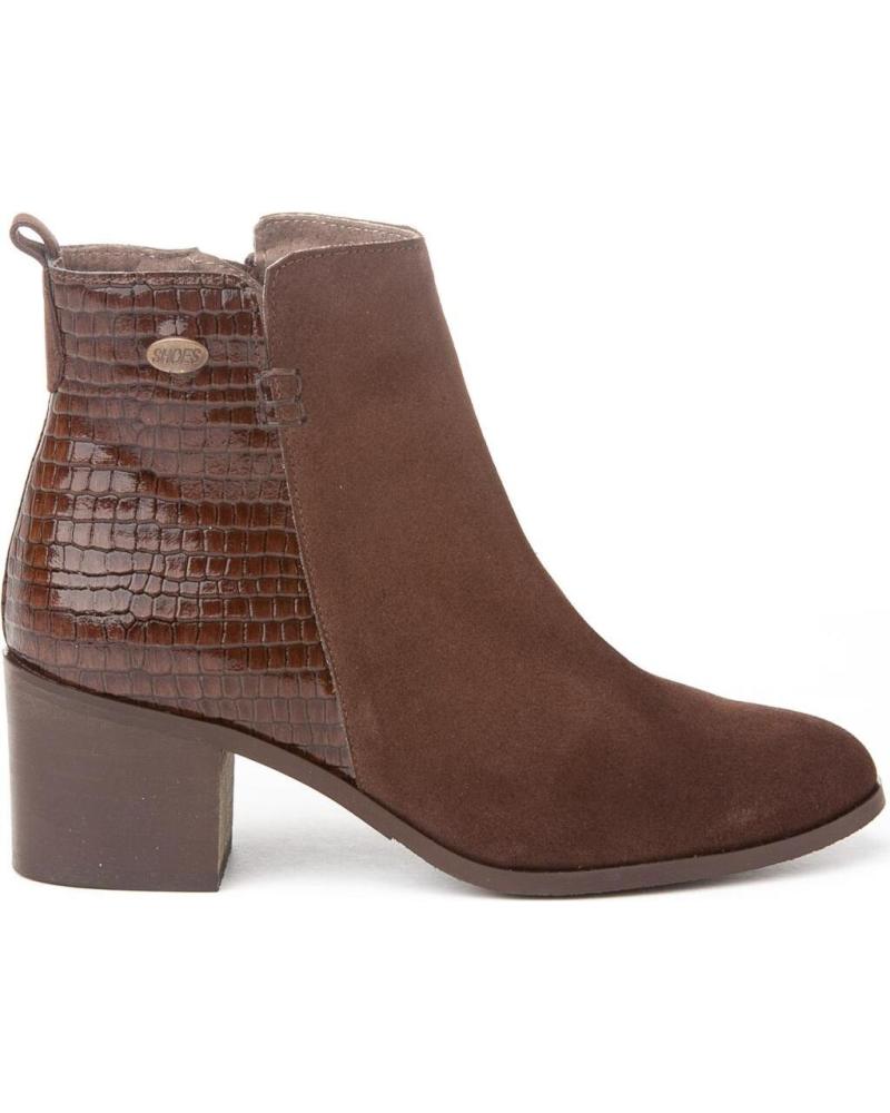 Botines de Mujer EVA MAÑAS BOTIN PIEL 3149 MARRON