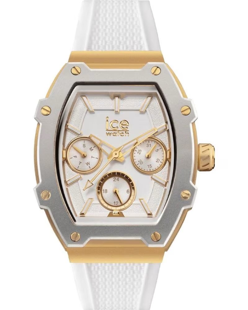 ICE RELOJ ICE 022871 CON CAJA TONNEAU Y CORREA DE SILICONA BLANCO