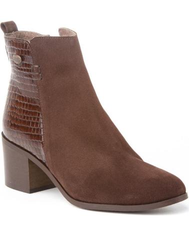 Botines de Mujer EVA MAÑAS BOTIN PIEL 3149 MARRON