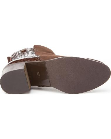 Botines de Mujer EVA MAÑAS BOTIN PIEL 3149 MARRON