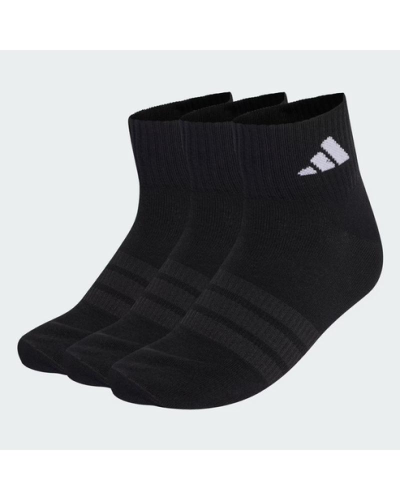 ADIDAS PACK 3 PARES CALCETINES ESS ANKLE KC9613 NEGRO