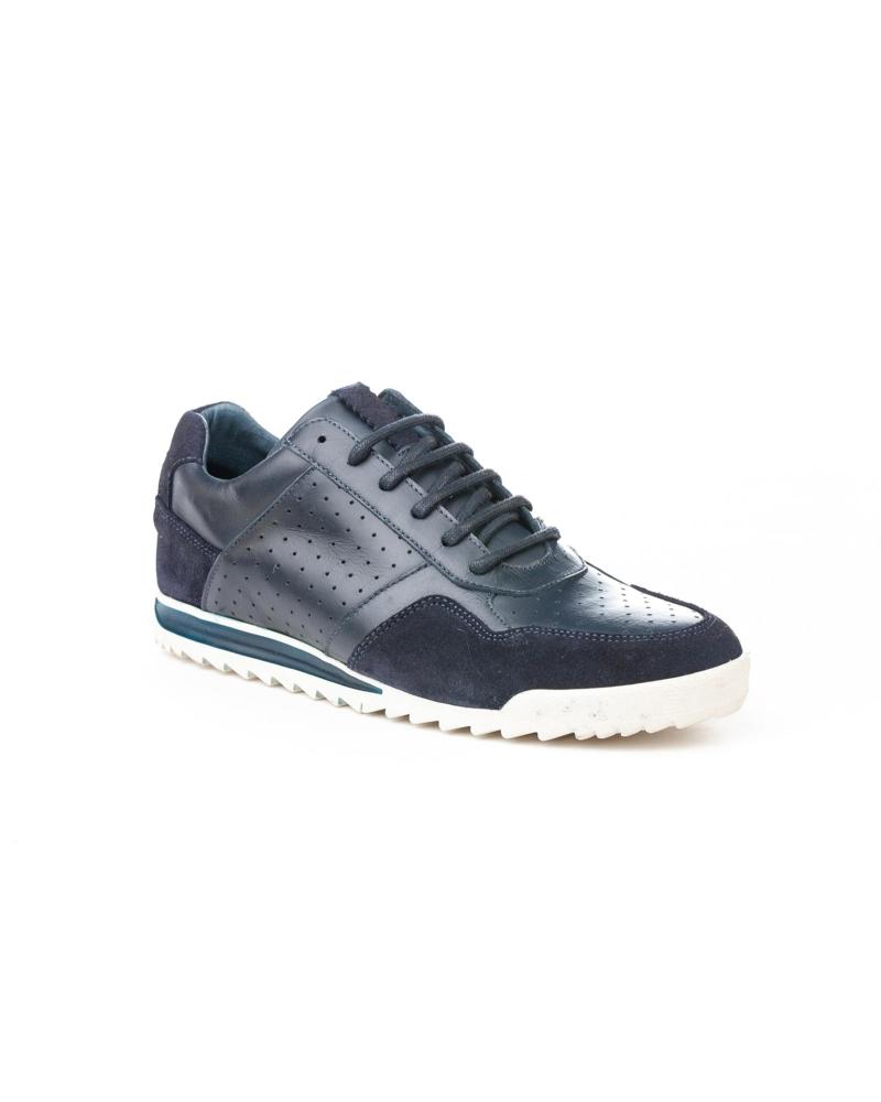 Scarpe sport per Uomo MAÑAS ZAPATO SNEAKER CASUAL PIEL 3388 MARINO