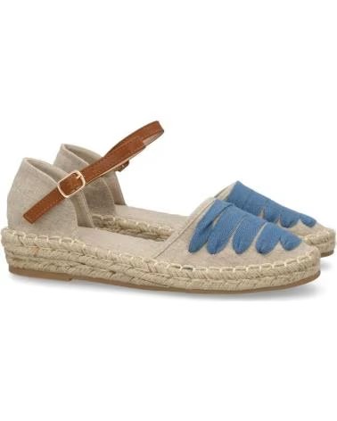 SPORT3PUNTO0 ALPARGATA DE YUTE CON DETALLE EN TEJIDO DENIM Y PULSERA DE HEBILLA VARIOS COLORES