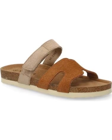 SPORT3PUNTO0 ANATOMISCHE SANDALEN M296 TAUPE MIT DOPPELRIEMEN VARIOS COLORES