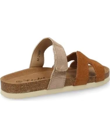 SPORT3PUNTO0 ANATOMISCHE SANDALEN M296 TAUPE MIT DOPPELRIEMEN VARIOS COLORES