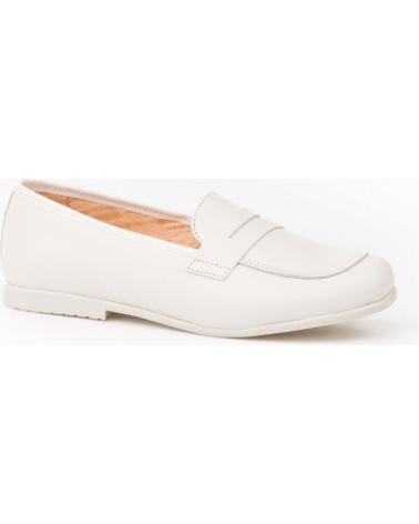 Halbschuhe für Mädchen ANGELITOS MOCASIN PIEL 390 BEIGE
