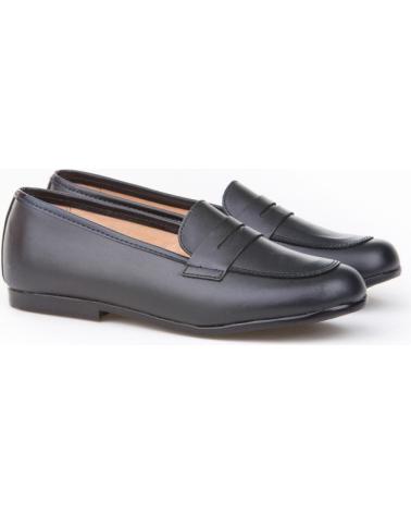 Halbschuhe für Mädchen ANGELITOS MOCASIN PIEL 390 MARINO