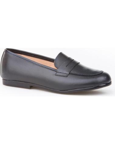 Halbschuhe für Mädchen ANGELITOS MOCASIN PIEL 390 MARINO