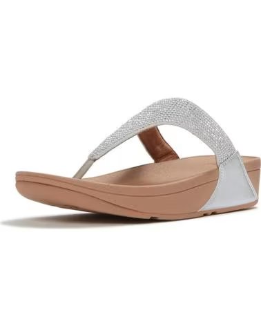 FITFLOP SANDÁLIAS LULU CRYSTAL EMBELLISHED SILVER
