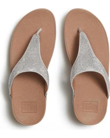 FITFLOP SANDÁLIAS LULU CRYSTAL EMBELLISHED SILVER