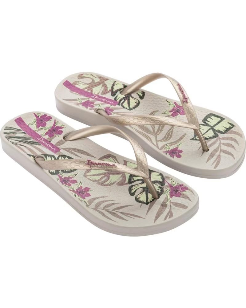 IPANEMA CHINELOS IP83759BL501 COM ESTAMPADO FLORAL BEIG