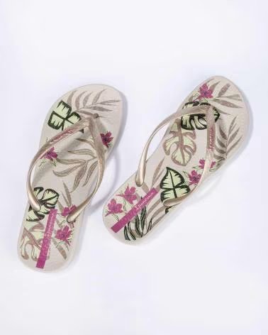 IPANEMA CHINELOS IP83759BL501 COM ESTAMPADO FLORAL BEIG