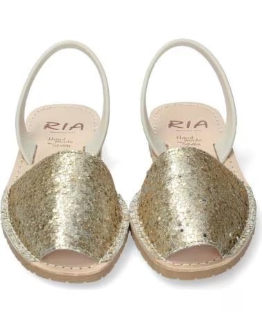 RIA MENORCA FLAT SANDALS WOMEN 21224 GOLD PLATINUM REF 1171237 ORO-PLATINO