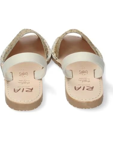 RIA MENORCA FLAT SANDALS WOMEN 21224 GOLD PLATINUM REF 1171237 ORO-PLATINO