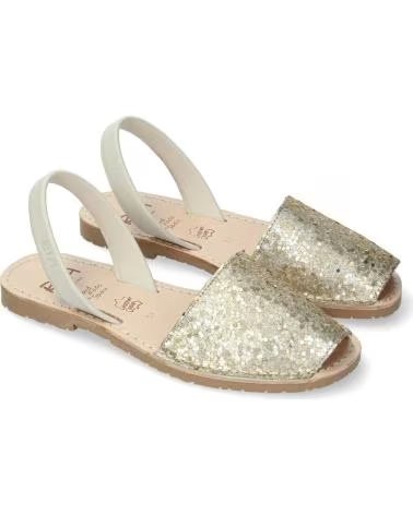 RIA MENORCA FLAT SANDALS WOMEN 21224 GOLD PLATINUM REF 1171237 ORO-PLATINO