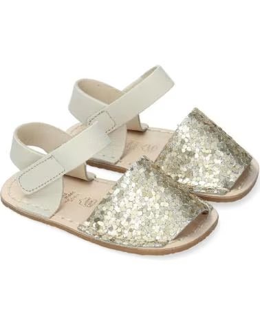 RIA MENORCA SANDALIAS PLANAS NINA 29870 GOLD ORO-PLATINO