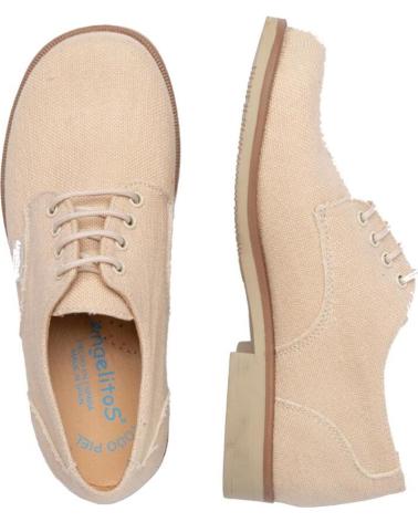 Scarpe per Bambino ANGELITOS ZAPATO LINO CEREMONIA 405 BEIGE