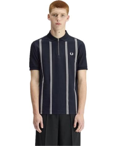 FRED PERRY POLO FRED PERRY M2419 CON RAYAS VERTICALES AZUL