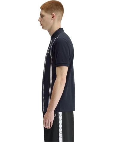 FRED PERRY POLO FRED PERRY M2419 CON RAYAS VERTICALES AZUL