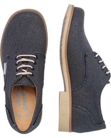 Scarpe per Bambino ANGELITOS ZAPATO LINO CEREMONIA 405 MARINO