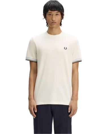 FRED PERRY CAMISETA FRED PERRY M2396 CRUDO BEIGE