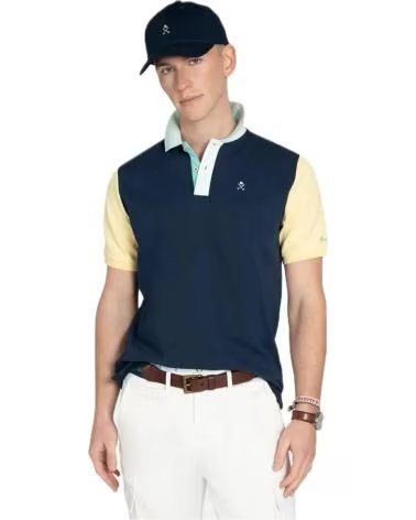 HARPER NEYER POLO DE MANGA CORTA 403326002-000420 EN AZUL PARA HOMBRE NAVY BLUE