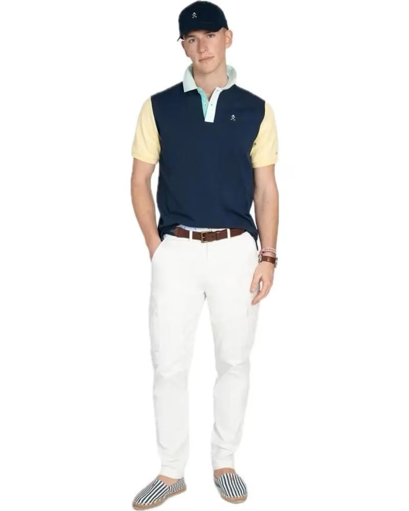 HARPER NEYER POLO DE MANGA CORTA 403326002-000420 EN AZUL PARA HOMBRE NAVY BLUE