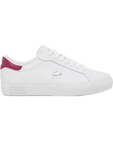 LACOSTE SNEAKERS BASSE LACOSTE CON DETTAGLIO SUL TALLONE ROJO