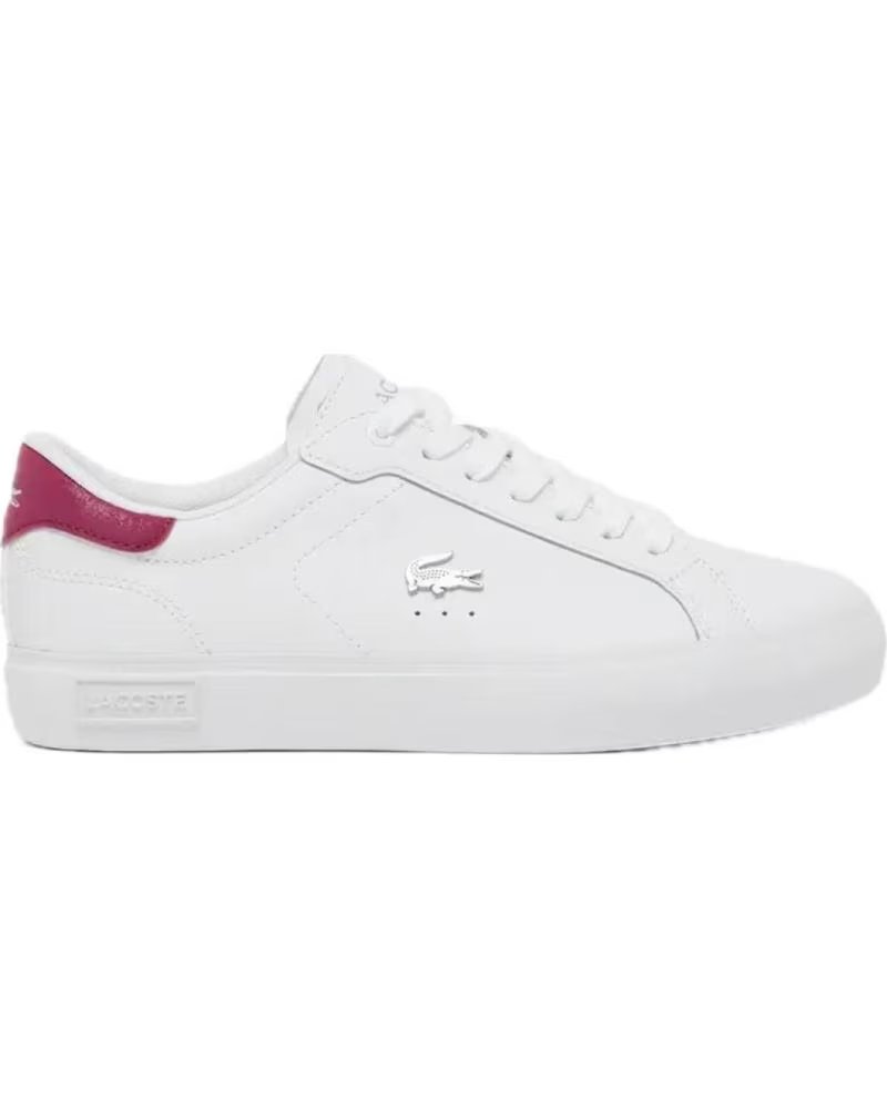 LACOSTE LACOSTE LOW-TOP-SNEAKER MIT FERSENDETAIL ROJO