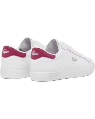 LACOSTE LACOSTE LOW-TOP-SNEAKER MIT FERSENDETAIL ROJO