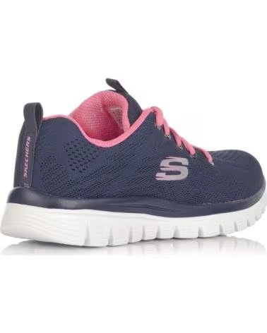 ZAPATILLAS SKECHERS GET CONNECTED MUJER MARINO 1089749 AZUL