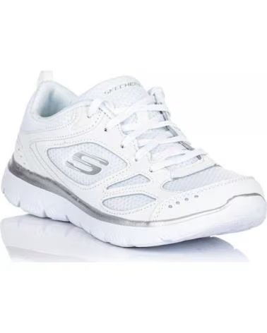 BASKETS SKECHERS SUITED POUR FEMME BLANC RÉF 1089750 BLANCO
