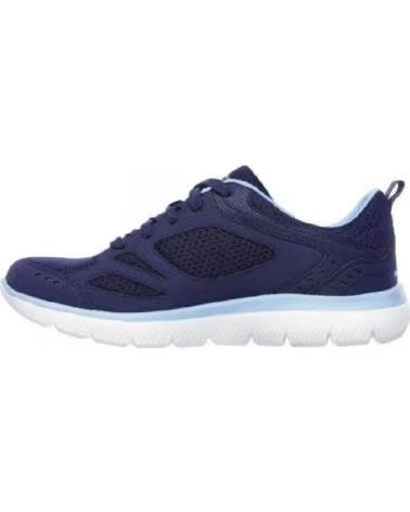 ZAPATILLAS SKECHERS SUMMITS SUITED 12982 MARINO AZUL MUJER REF 1089751 NVBL