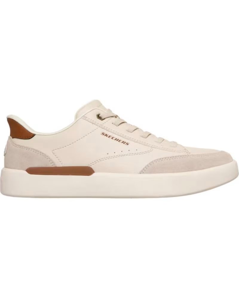 SKECHERS ZAPATILLAS 211370-OFWT EN BLANCO PARA UNISEX MARRON