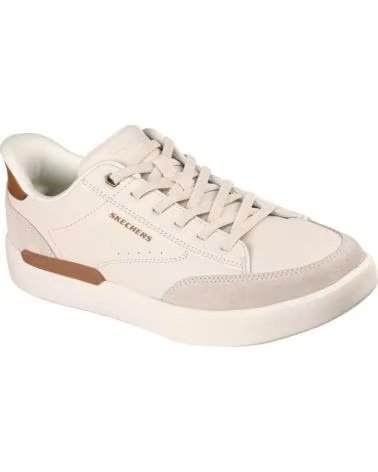 SKECHERS ZAPATILLAS 211370-OFWT EN BLANCO PARA UNISEX MARRON
