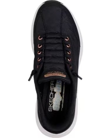 BASKETS SKECHERS SLIP-INS GOLDER 150413-BKRG CONTOUR FOAM NEGRO-ORO