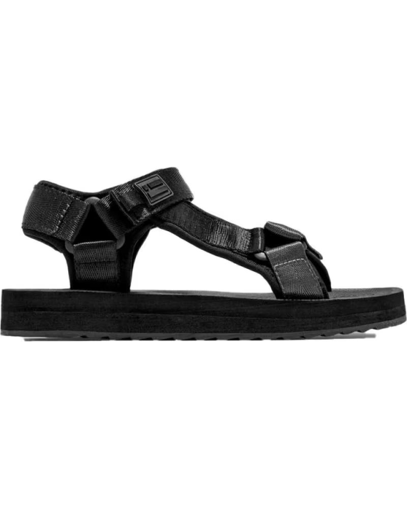 D. FRANKLIN SANDALI BASSI DFSH361015 NERO RIF 1163332 NEGRO