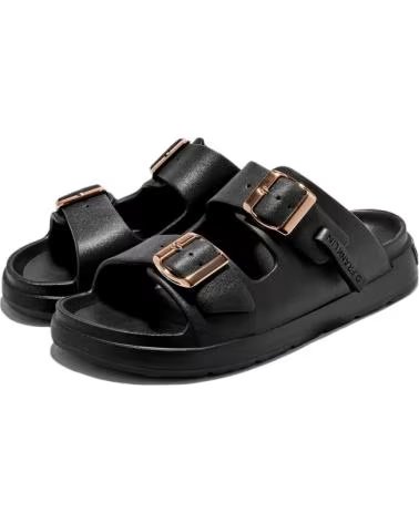 D. FRANKLIN SANDÁLIAS RASTEIRAS FEMININAS DFSH413001 PRETO NEGRO
