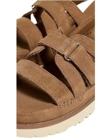 UGG GOLDENSTAR GLEAM SANDALS MARRóN