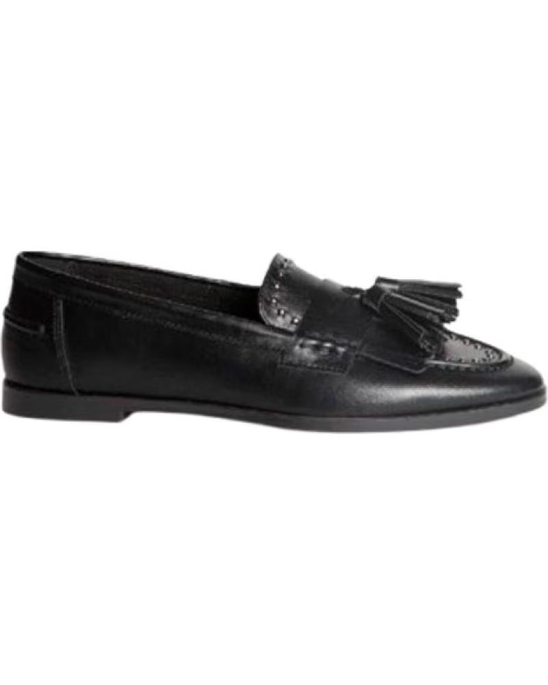 CORINA MOCASSIM COM BORLAS PRETO REF 1171444 NEGRO