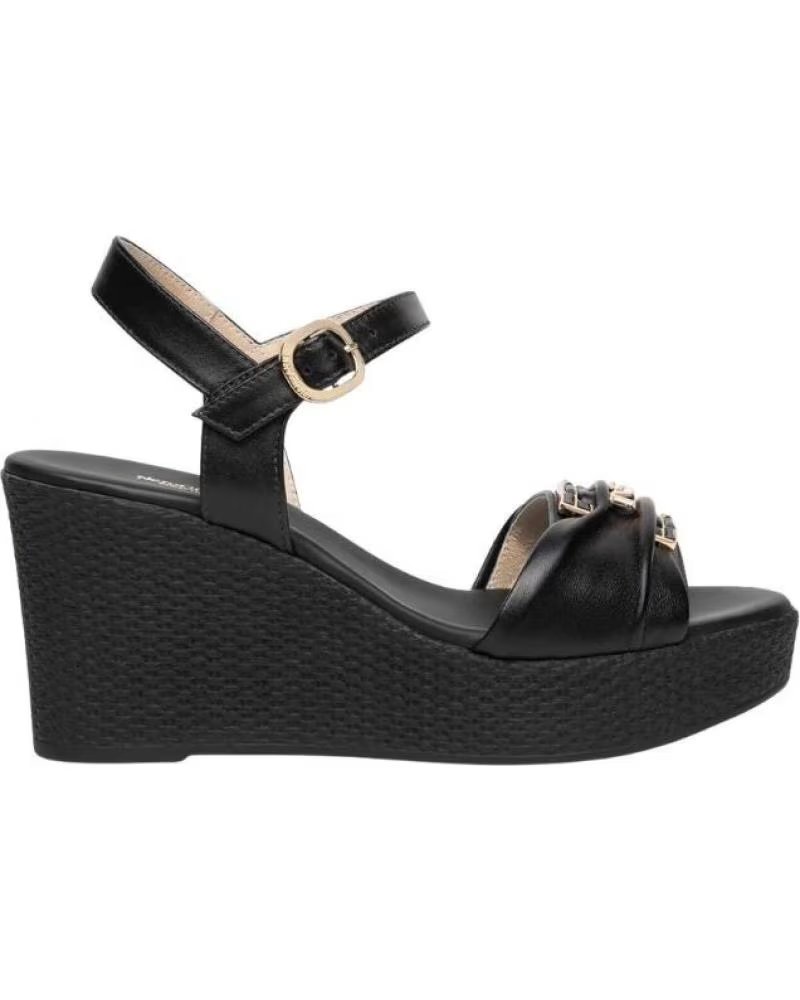 NERO GIARDINI SANDALIA CUÑA 8 CM NEGRO REF 1171474